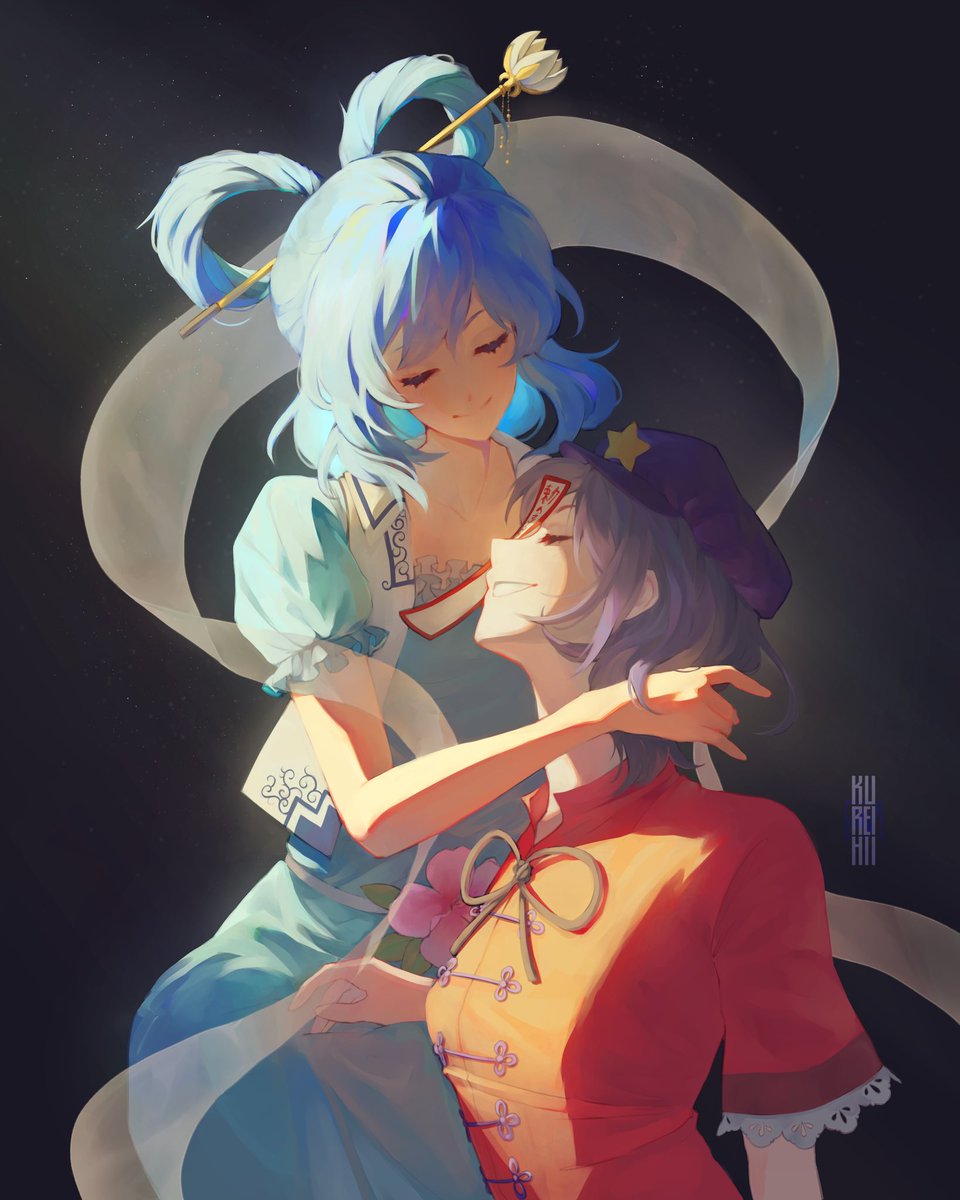 kureihii's tweet image. Seiga and Yoshika