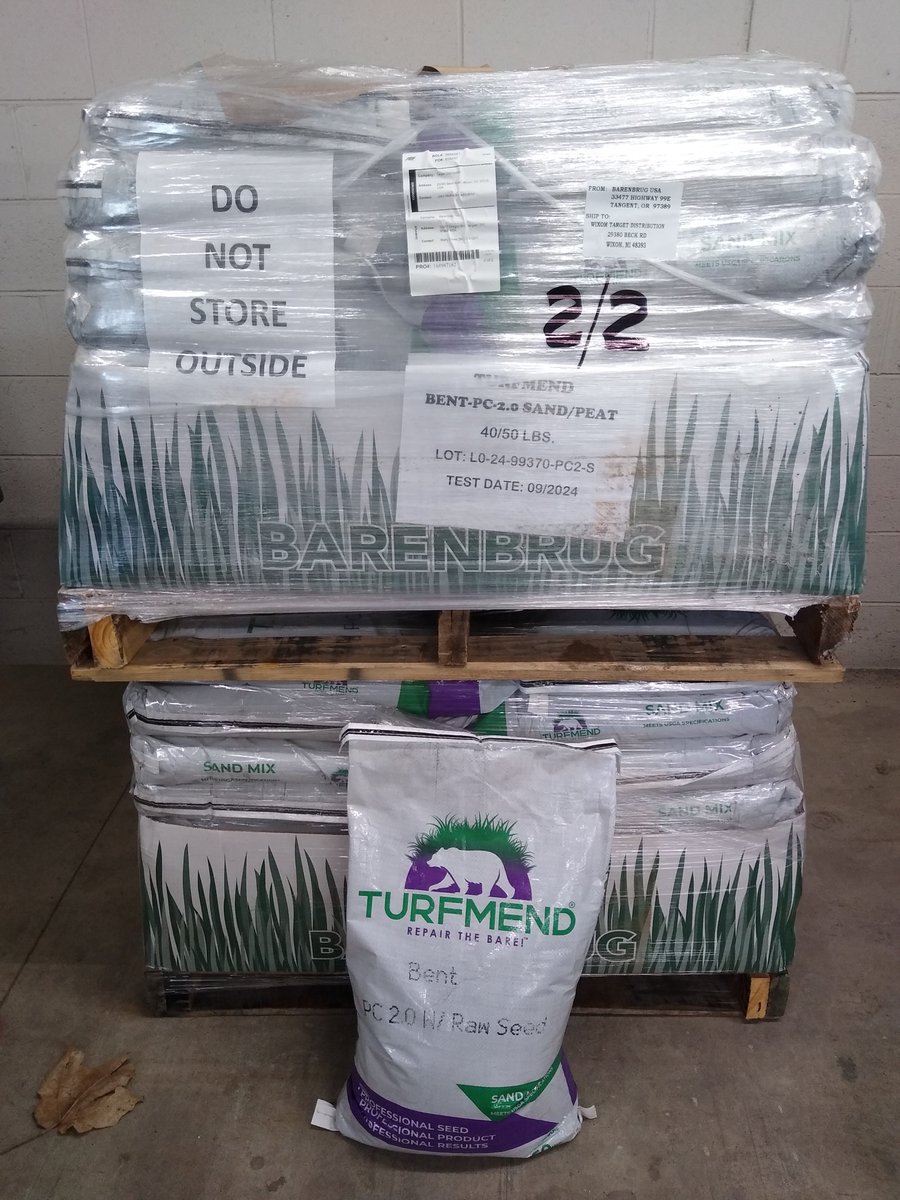 Two pallets of the good stuff!
Repair the Bare, <a href="/TurfMend/">TurfMend</a>
