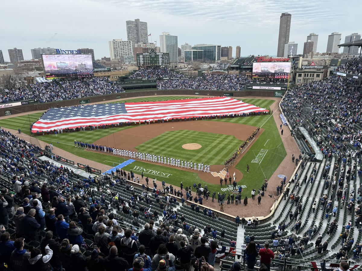 There is no better Opening Day view in baseball than Wrigley Field! ⚾️🐻

Prove me wrong.