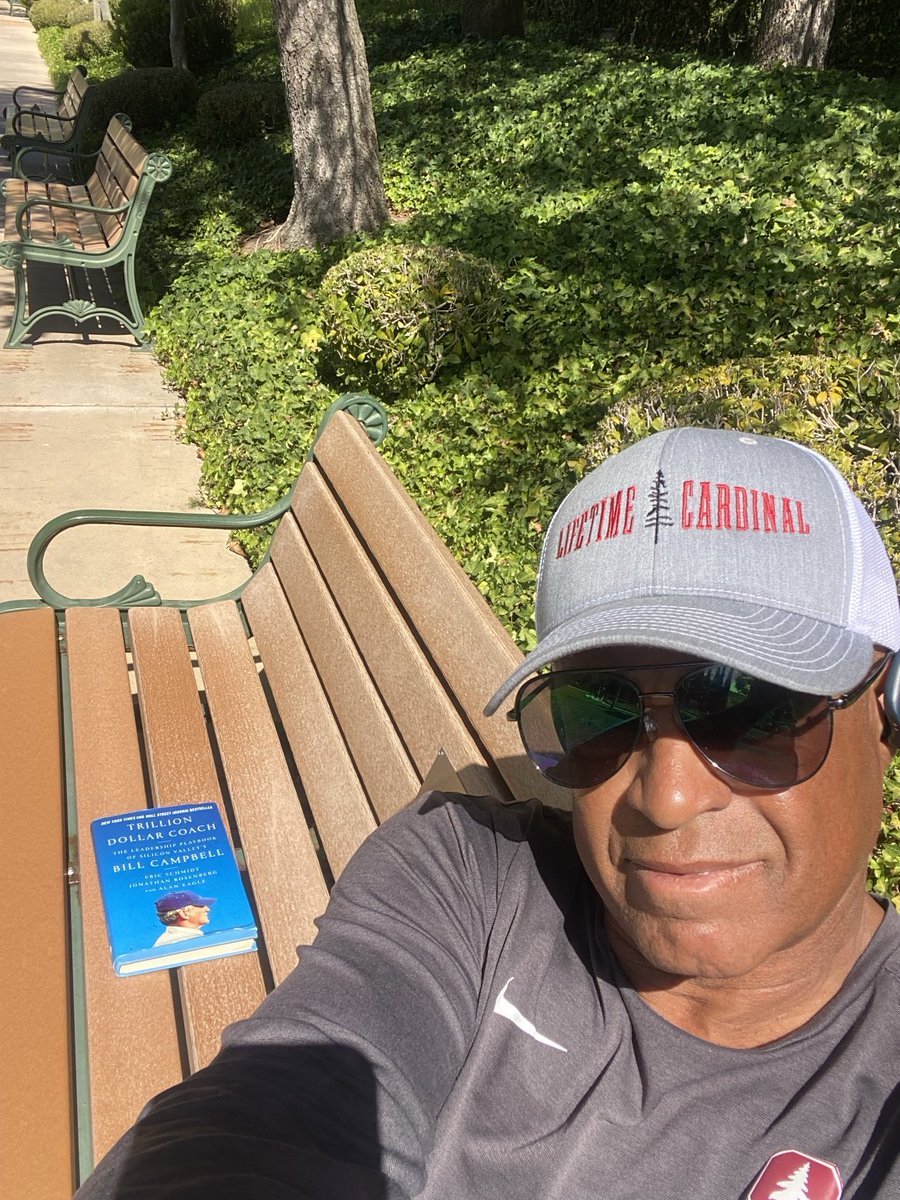 One of my favorite things to do is to go to a park. Hello! Today I’m at the Gardens of the World in Westlake Village. Revisiting a fantastic book about a fantastic coach and man!!! #trillionDollarCoach #GameChangerAnalytics #ICPatterns #Winning #TheCardinalMediaGroup #GoCardinal