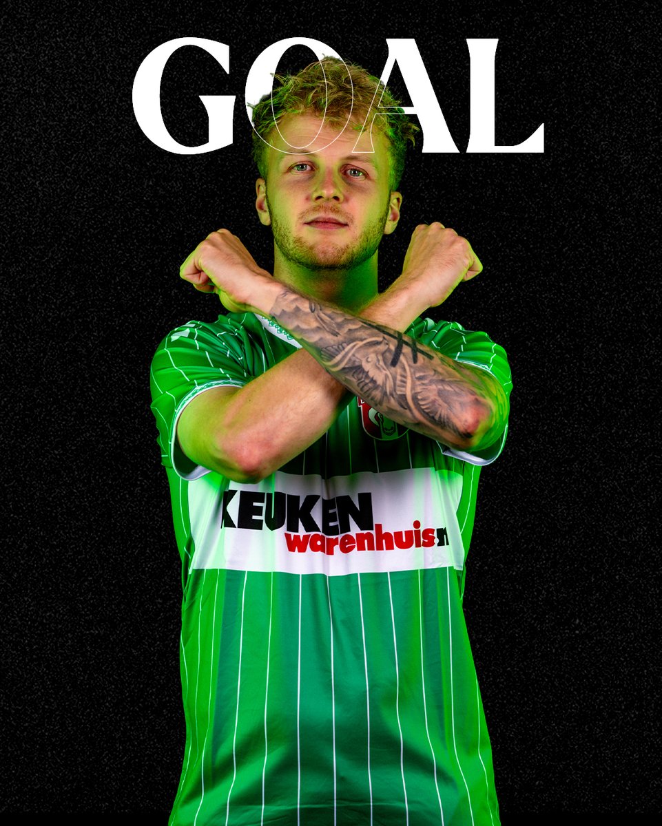 Jari Schuurman opent de score in het M-Scores Stadion na een fout van Jong Ajax-doelman Charlie Setford.

‘20 | #DORJAJ | 1-0