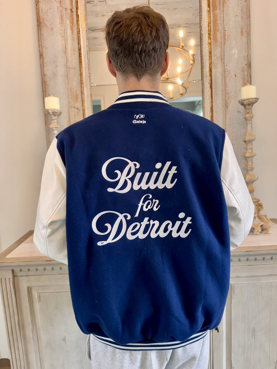 Ninja (@ninja) on Twitter photo Massive shoutout to the <a href="/tigers/">Detroit Tigers</a> for sending me this awesome 1/30 jacket! Super blessed and proud to rep this. Let’s get this dub today at the home opener! ⚾️ #DetroitTigers Massive shoutout to the <a href="/tigers/">Detroit Tigers</a> for sending me this awesome 1/30 jacket! Super blessed and proud to rep this. Let’s get this dub today at the home opener! ⚾️ #DetroitTigers