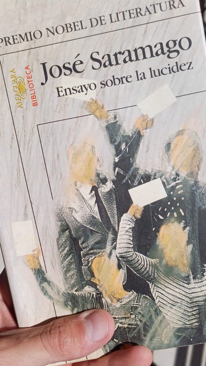 CitoLibros's tweet photo. Jose Saramago, Ensayo sobre la lucidez. (1/ https://t.co/8dAtEKjKJA