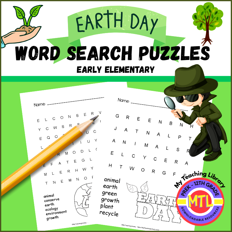 Earth Day Word Search Puzzles
(Earth Day - April 22nd)
🌳🌳🌳
myteachinglibrary.com/product/earth-…
🌳🌳🌳
#homeschooling #earthday #elementaryteacher