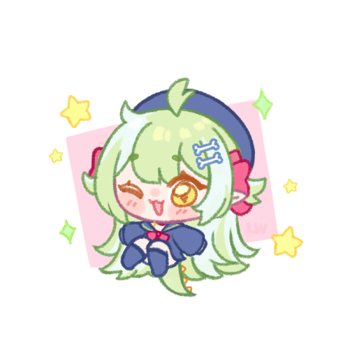 Vtuber chibi ~💛🦖