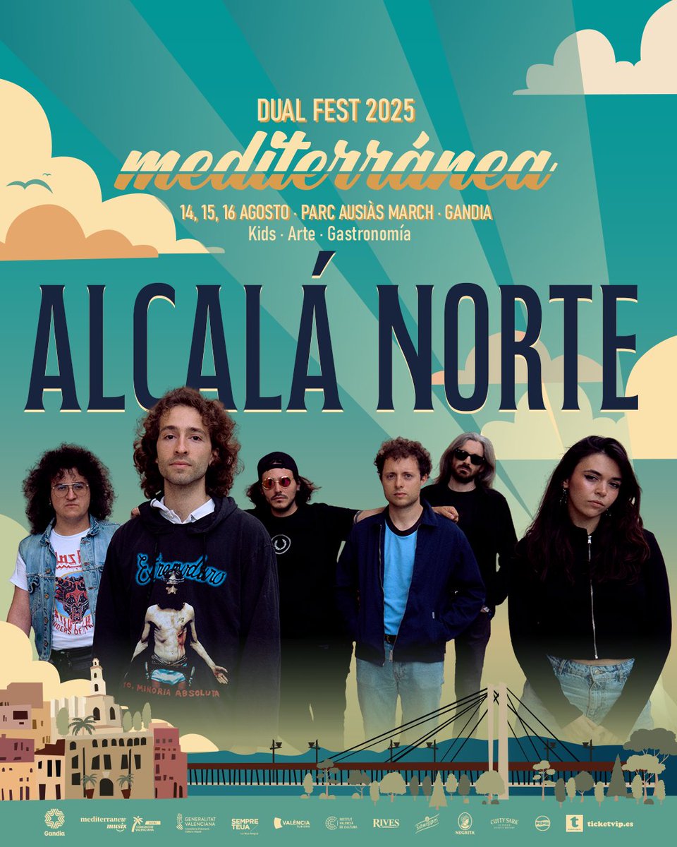 Festival Mediterranea (@mediterraneafes) on Twitter photo Continuamos con las jóvenes promesas <a href="/alcala_norte/">Alcalá Norte</a>🔥
Aparecieron pisando fuerte de repente, así que son otro grupo que te recomendamos no perderte en esta edición👀
#festivalmediterranea #mediterraneans #gandia Continuamos con las jóvenes promesas <a href="/alcala_norte/">Alcalá Norte</a>🔥
Aparecieron pisando fuerte de repente, así que son otro grupo que te recomendamos no perderte en esta edición👀
#festivalmediterranea #mediterraneans #gandia