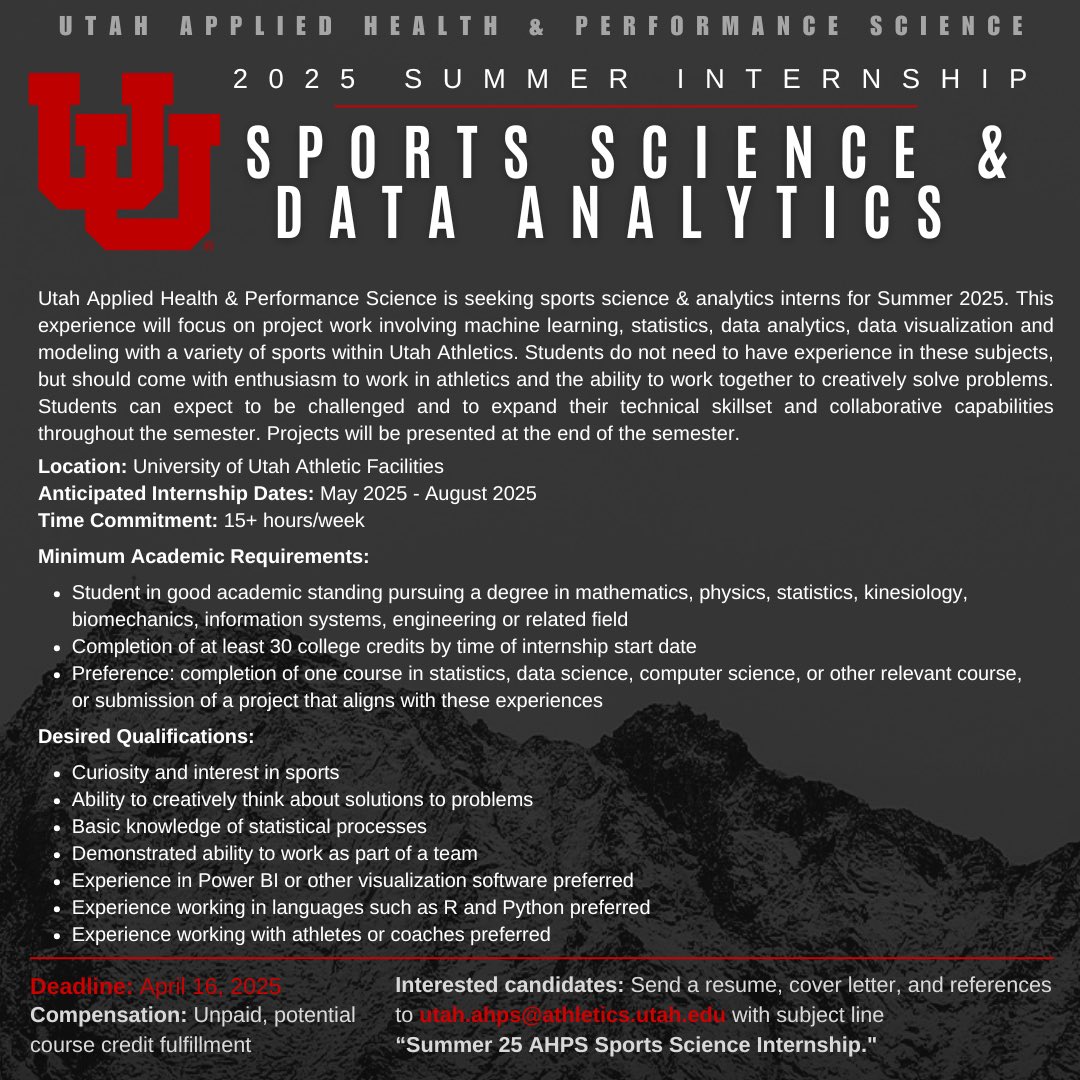 Join our team this summer! Details below 👇