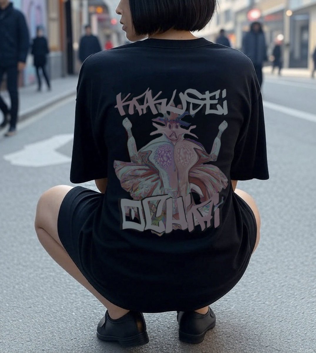 ✨New Arrivals✨
【KAKUSEi OCHiAi】Tシャツ

“覚醒”か“堕落”か――
水星の狭間に咲く、ワープの花。
“覚醒”して、どこに“落ちる”か、
イキすぎ暴君なサイクロプスで差をつけろ。

【ビンテージブラック×ブラック】

・男女ユニセックス
・オーバーサイズ

¥499+tax