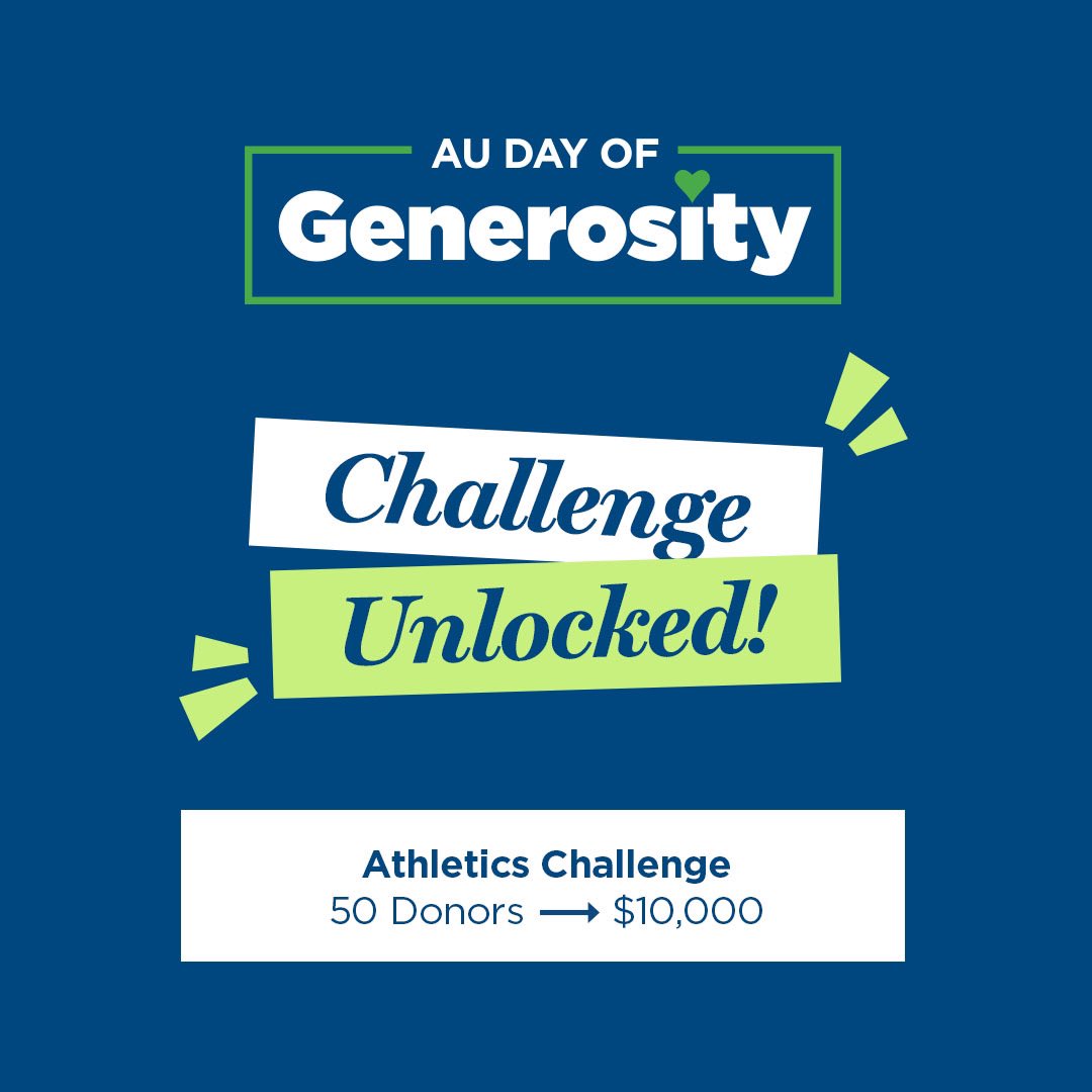 AUSpartanAD's tweet photo. Attention Spartan Athletics Alumni and Fans:
 
When 50 donors give to Athletics during the Day of Generosity, $10,000 will be unlocked for the Varsity Club Fund. 

It’s game time. Give today: https://t.co/YaDfV8XcQ8 https://t.co/nEHsIUXlNb
