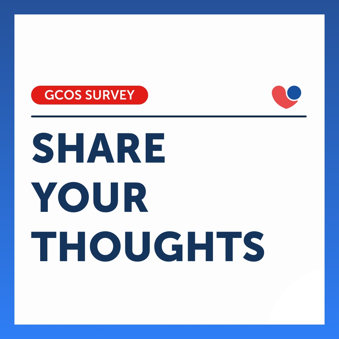 📣We want to hear from you! 

Take our 4-question survey to tell us about your thoughts on attending #GCOS25.

Take the survey: tinyurl.com/GCPS-25-Survey