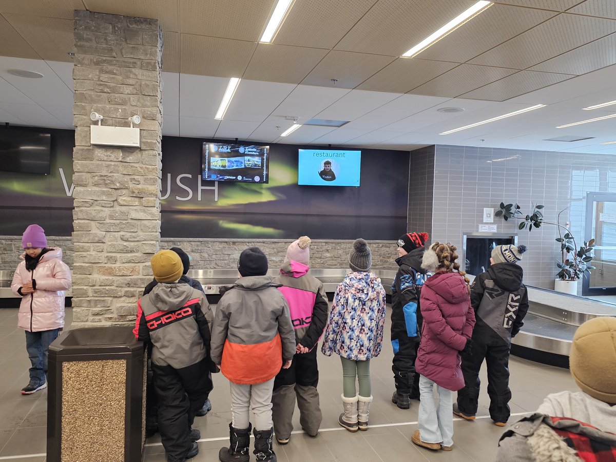 APLowPrimary's tweet image. These students continue to share ASL and promote accessibility throughout our community. Today they visited the Well - Bean Cafe &amp;amp; the Wabush airport to view their presentations in action. 

They make our school, and our community, a better place. ❤️ @NLSchoolsCA