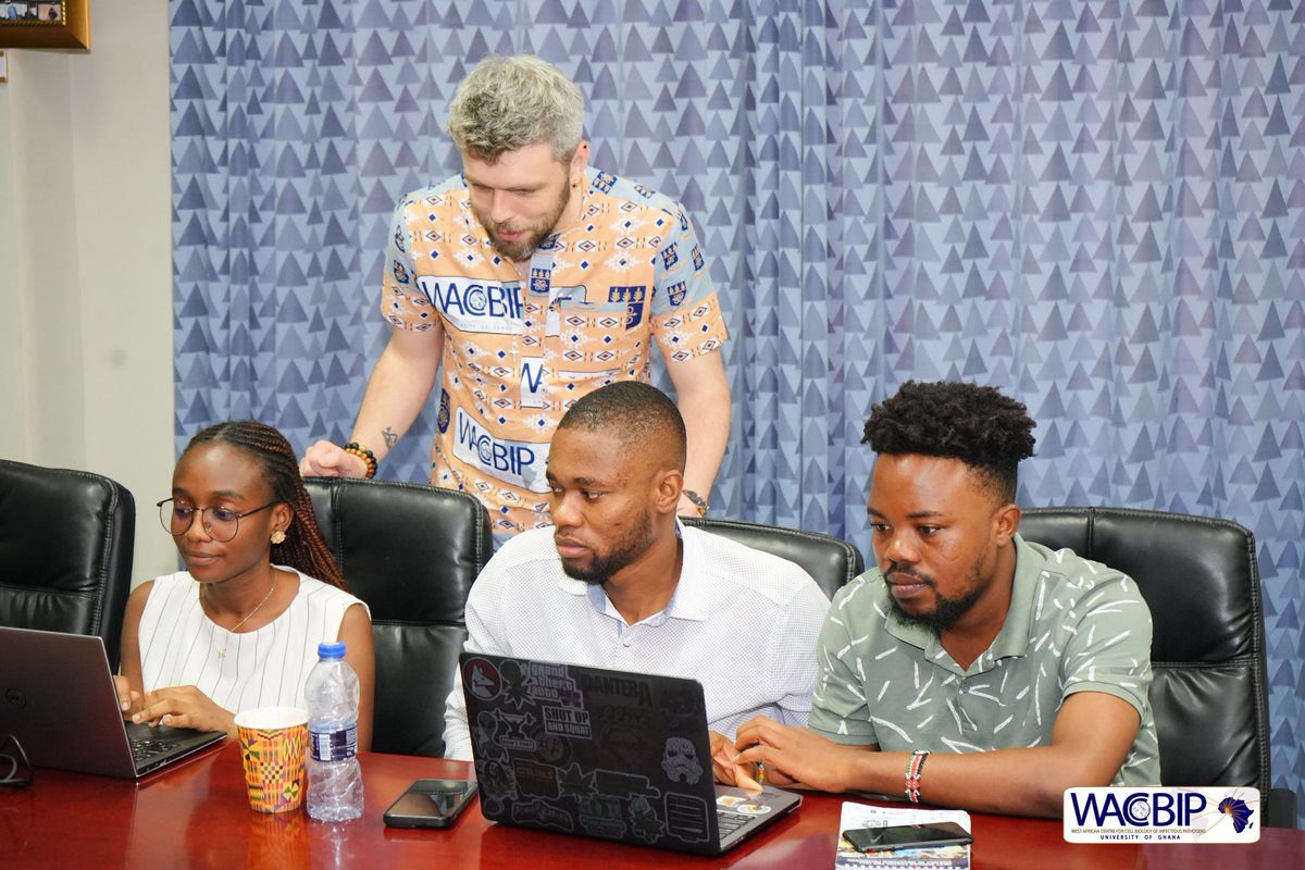 WACCBIP_UG's tweet image. Today’s workshop session #Day5 focused on testing and balancing of primers for detecting insecticide resistance markers in malaria vector (Anopheles gambiae) to wrap up the week.

#Genomics #Sequencing
