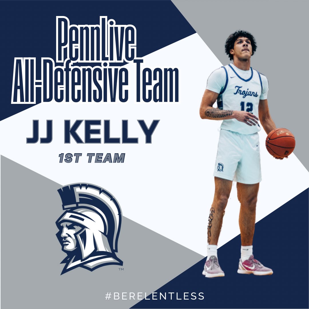BIG Congratulations to JJ Kelly on being named PennLive Big 15 1st Team &amp; PennLive All-Defensive Team 1st Team!   #berelentless