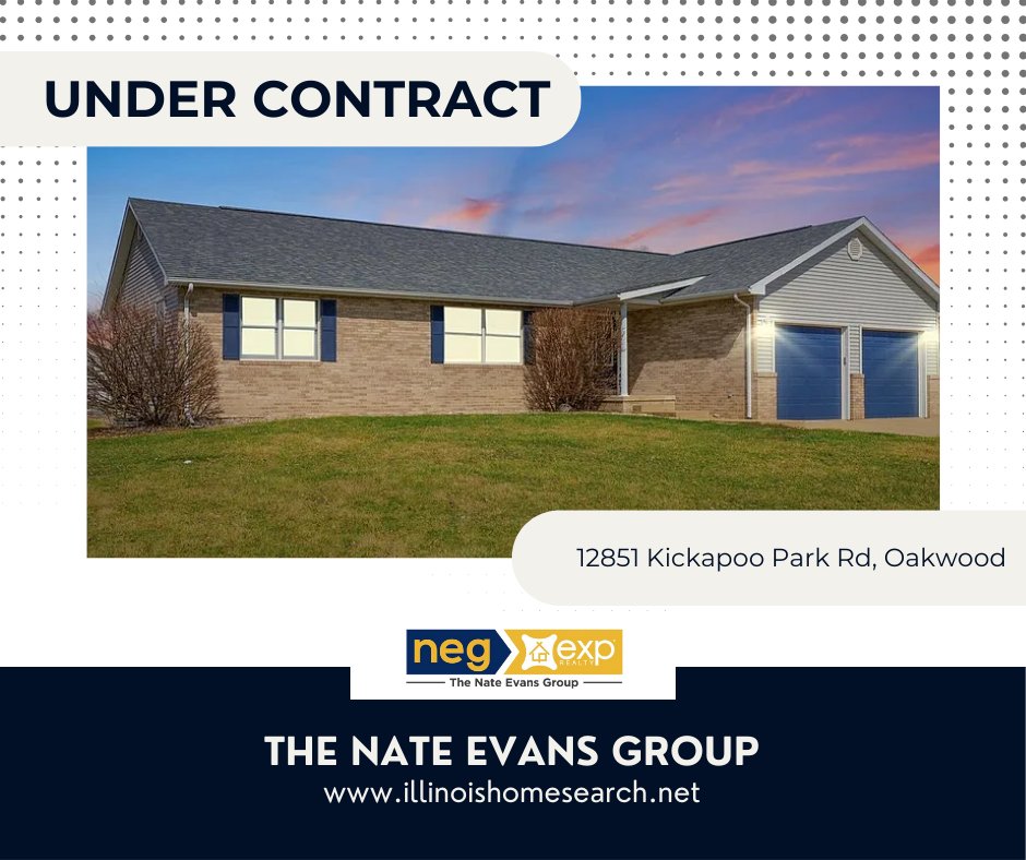 NateEvansGroup's tweet photo. It’s a good day when homes are flying off the market
Multiple homes under contract ✅
Multiple homes CLOSED ✅
Call our office to know more! 217.239.7113 We have licensed realtors with The Nate Evans Group, EXP Realty
#teamneg #realestate #exprealty https://t.co/ztXY9rmaht