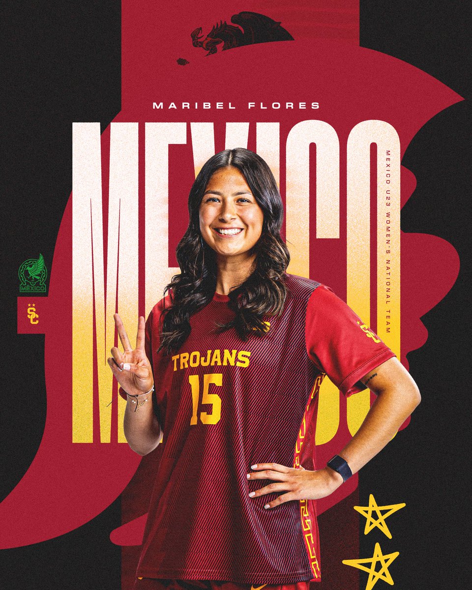 USC Women's Soccer (@usc_wsoccer) on Twitter photo Maribel Flores was called into camp with Mexico earlier this week! She joins <a href="/Miseleccionfem/">Selección Nacional de México Femenil</a> for its first ever U23 camp 🇲🇽⚽️✌️
#FightOn x #WeAreSC Maribel Flores was called into camp with Mexico earlier this week! She joins <a href="/Miseleccionfem/">Selección Nacional de México Femenil</a> for its first ever U23 camp 🇲🇽⚽️✌️
#FightOn x #WeAreSC