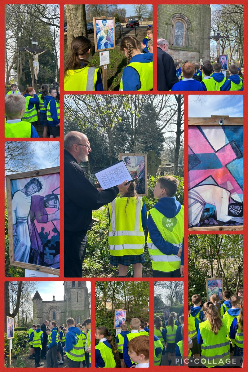 Miss Clegg ✨ (@miss_c_23) on Twitter photo Today at St. Oswald's Church, UKS2 participated in a moving reflection on the Stations of the Cross. Deacon Paul guided us through poignant prayers and reflections at each station, beautifully retelling the Passion of our Lord. <a href="/saintoswalds/">St Oswald's School</a> Today at St. Oswald's Church, UKS2 participated in a moving reflection on the Stations of the Cross. Deacon Paul guided us through poignant prayers and reflections at each station, beautifully retelling the Passion of our Lord. <a href="/saintoswalds/">St Oswald's School</a>