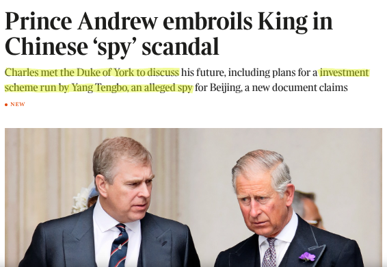nomoremonarchs's tweet photo. After a clandestine meeting in Windsor Castle, 'king' Charles Windsor secretly APPROVED his brother 'prince' Andrew's plan to PROFIT from his public royal role. 

Andrew planned to sell contact details of entrepreneurs collected by his 'charity' Pitch@Palace. 

#RoyalCorruption https://t.co/n9fvJgI5kN