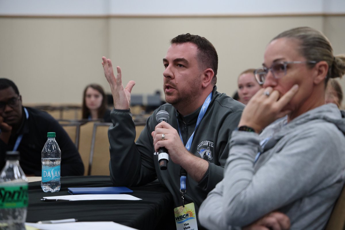 WBCA1981's tweet photo. Coaching for Connection: Inclusive Leadership in Action presented by @RISEtoWIN challenged coaches to lead with empathy, build trust, and create environments where every athlete feels seen, heard, and valued.

#WBCA25 | #WBCAConvention https://t.co/bzzSQ8ZYHn