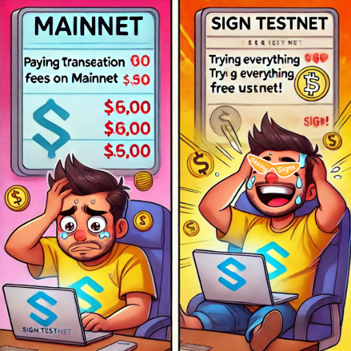 asadhossen37118's tweet image. "Why pay on Mainnet when you can play for free on Sign Testnet?
Build. Test. Repeat — no fees, no fear."
#SignTestnet #Web3Dev #CryptoTesting #NoGasFees #BUIDL @sign @ethsign @realyanxin @0xzoe_im