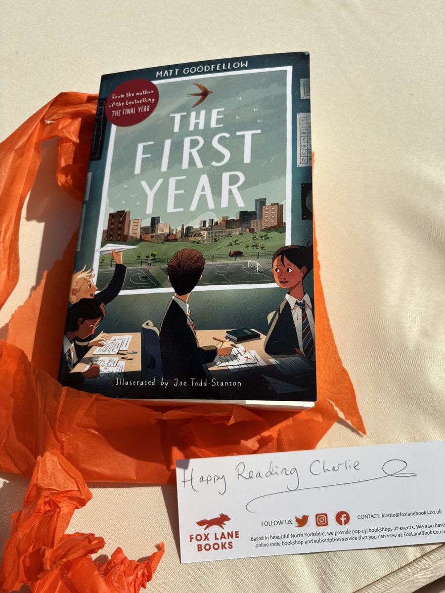 THEsharpey's tweet photo. Absolutely sensational @EarlyTrain, devoured it in one sitting. Can’t wait to share it with my class! #TheFirstYear https://t.co/DdXkigfNrq