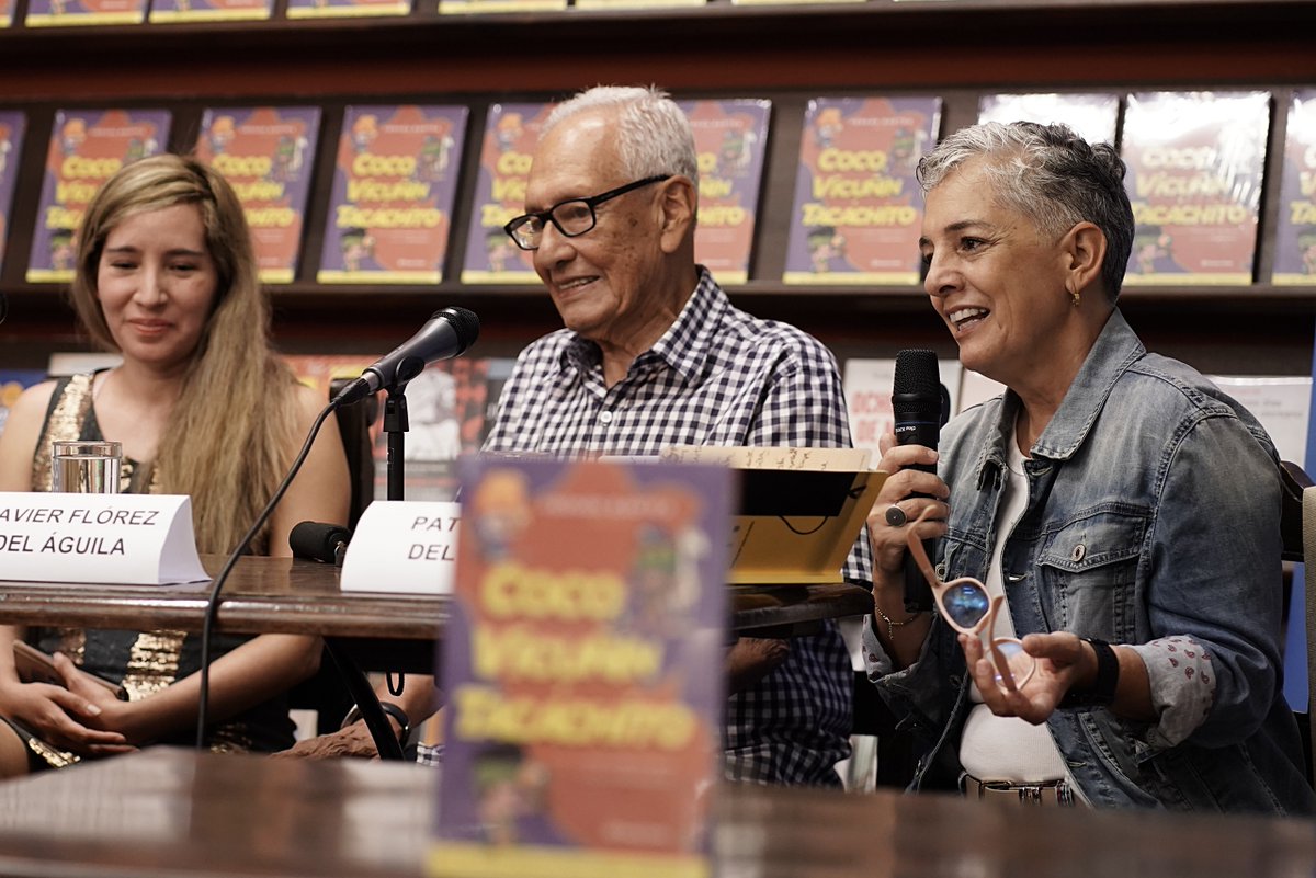 Presentación del libro “Coco, Vicuñín y Tacachito” de Hernán Bartra ( Monky ). Participan Hernán Migoya, Javier Flórez del Águila, Silvana Bartra y Patricia del Río.

El libro está disponible en elvirrey.com