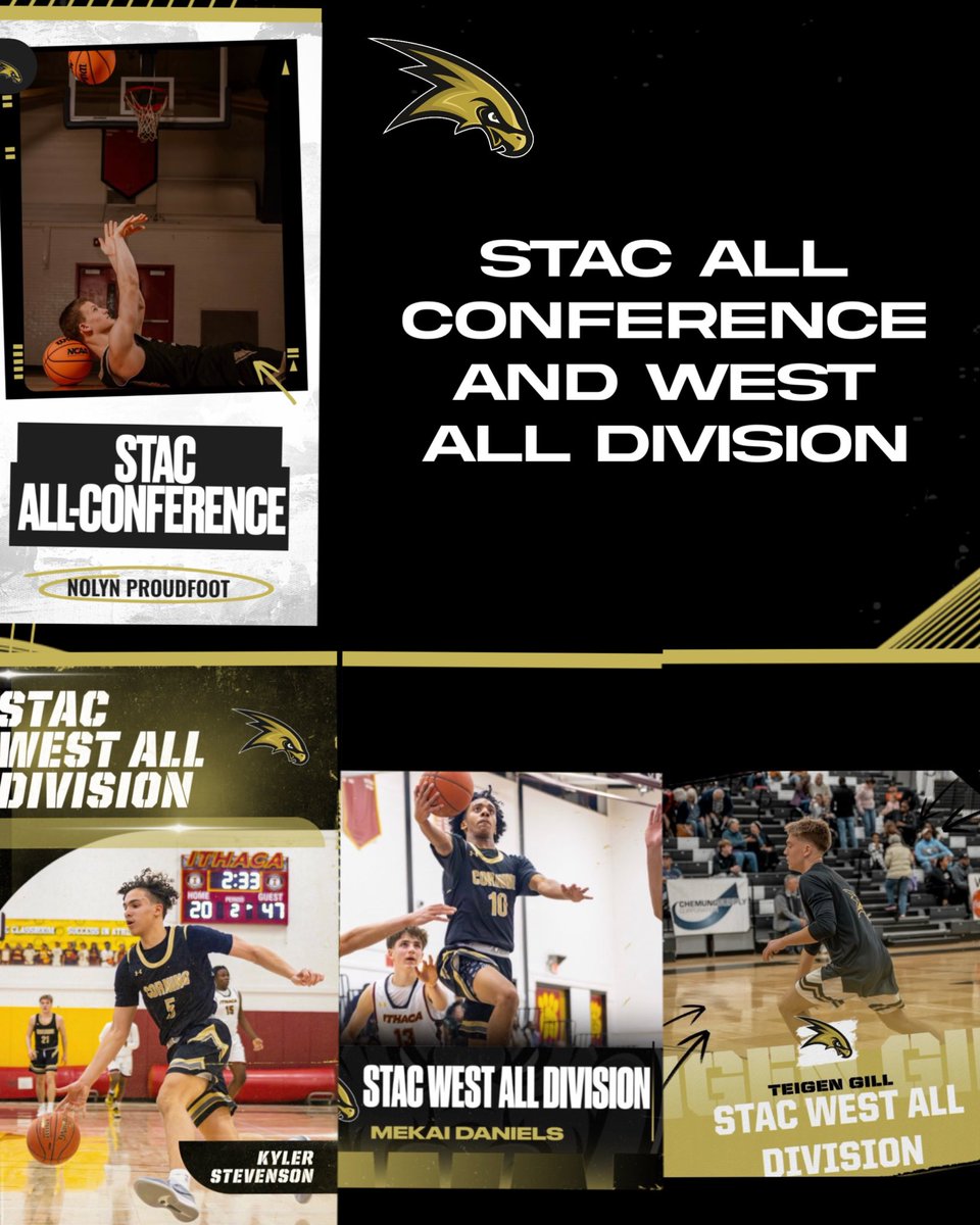 CONGRATULATIONS on earning STAC Conference and Division Honors🏀🖤💛