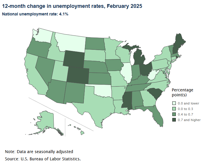 Unemployment Rate By State Bls