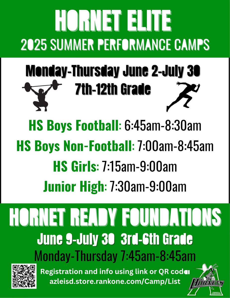 Hornets: 

Below is the weekly newsletter for Hornet Wrestling.