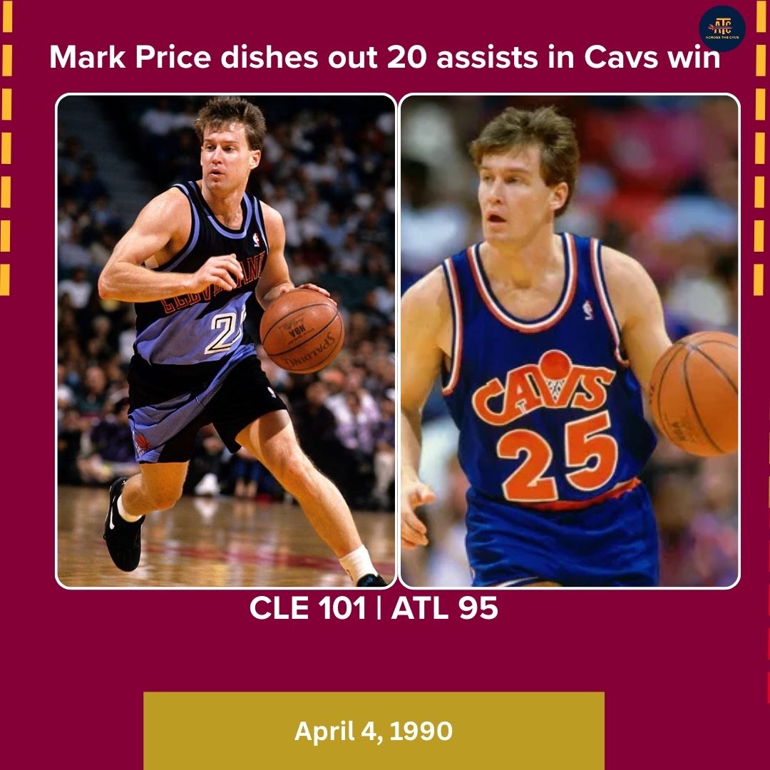 Happy 35 year anniversary to Mark Price's 20-assist performance in a Cavs win!

#LetEmKnow