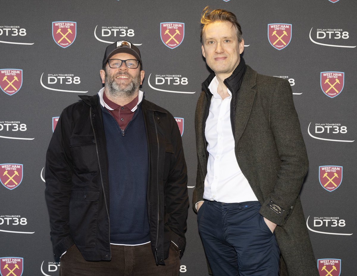 It was an absolute pleasure to invite the brilliant playwright <a href="/deldridgewriter/">David Eldridge 💙</a> to a very Special Screening of a powerful documentary about the late @westham footballer Dylan Tombides in #London this week

All in support of the amazing #TesticularCancer #charity <a href="/Dylantombides/">WeAreDT38</a> 🧡