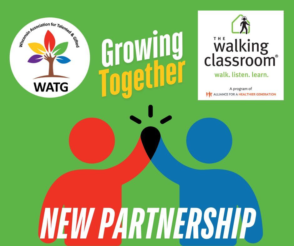 We are thrilled to announce that Walking Classroom has partnered with WATG! 🎉 Their dedication to supporting gifted students aligns perfectly with our mission, and we can't wait to see the positive impact of this collaboration.