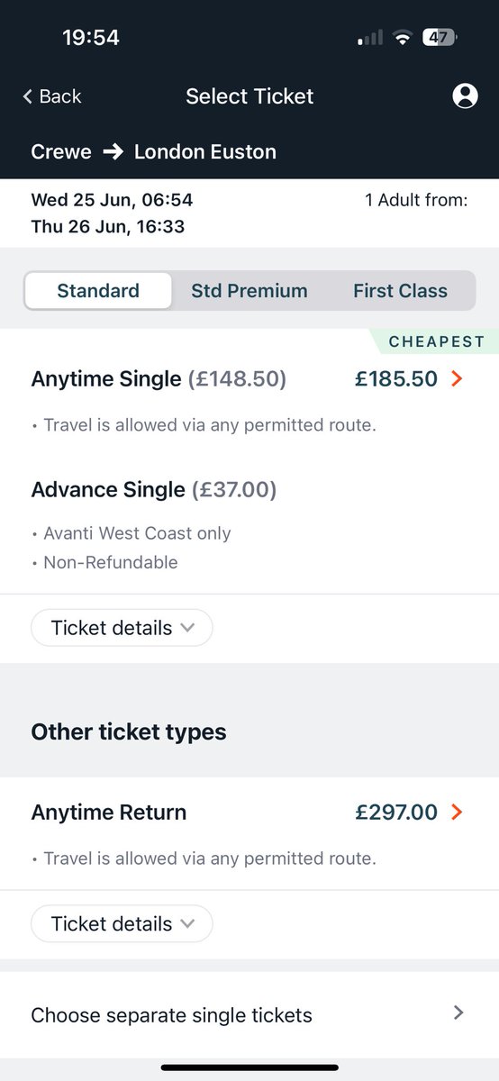 Scott Logie (@scottlogic) on Twitter photo Does anyone know what’s going on with ticket prices at <a href="/AvantiWestCoast/">Avanti West Coast</a>? As far in advance as is possible and the cheapest tickets are still the best part of £200?! Have advance lower prices gone?! Does anyone know what’s going on with ticket prices at <a href="/AvantiWestCoast/">Avanti West Coast</a>? As far in advance as is possible and the cheapest tickets are still the best part of £200?! Have advance lower prices gone?!