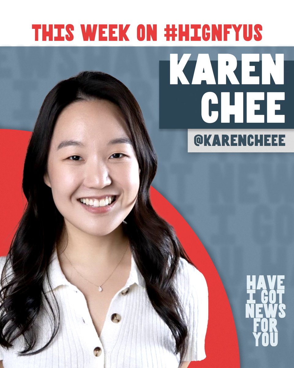 Guest News Incoming! Representative Ro Khanna &amp; comedian Karen Chee join Roy, Amber and Michael for an all new #HIGNFYUS this Saturday at 9 pm on <a href="/CNN/">CNN</a>. Next day on <a href="/StreamOnMax/">Actually HBO Max</a>!