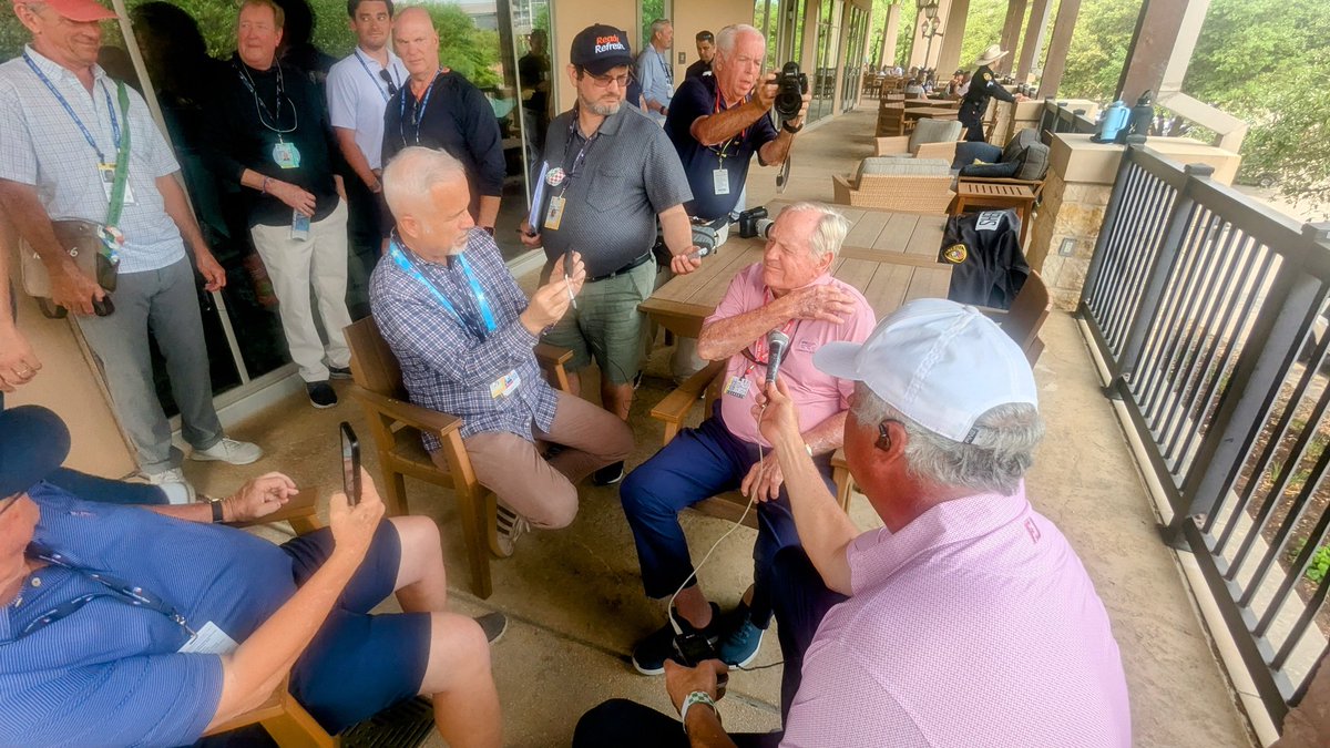 It took 60-something years but <a href="/jacknicklaus/">Jack Nicklaus</a> finally made an appearance at the <a href="/valerotxopen/">Valero Texas Open</a> on Friday. He had plenty to say: