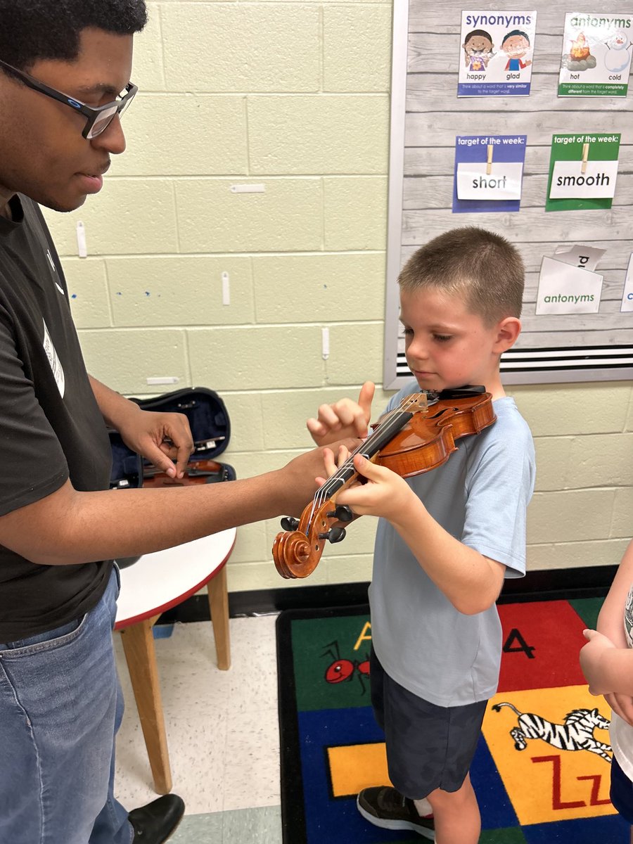 Playing Instruments on Artist Day. #RNEGreatThings