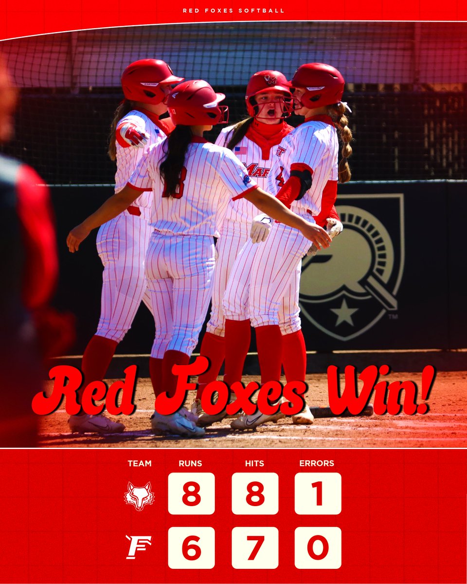 RED FOX DUB!!!!

18th win in a row sets a new program record for the Red Foxes 🔥

#FoxTrot 🦊