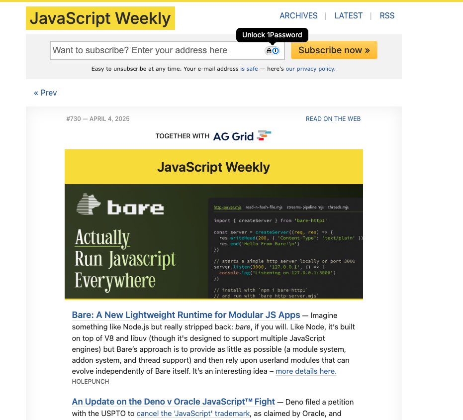 Pears_p2p's tweet image. Imagine something like Node.js but really stripped back: bare 🐻
javascriptweekly.com/issues/730