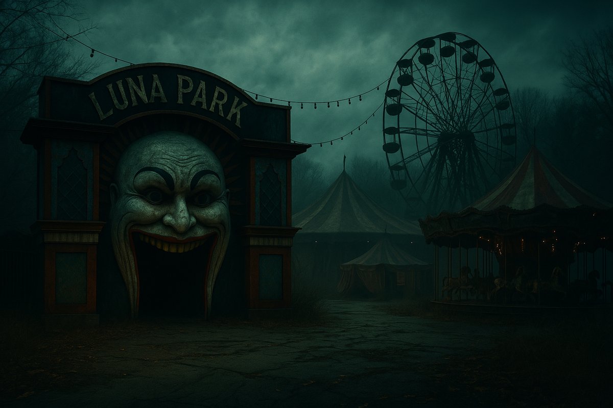 psycho_r_us's tweet photo. 🔥 Chapter 11: Echoes of the Fairground is live.
Inferno walks deeper. Michael Carter sees no exit.
And Snik? He’s waiting, smiling in the smoke.
🎪 You weren’t supposed to find this place…
👉 https://t.co/MLVJm8ptu1
#PsychoRUs #HorrorCarnival #DarkFiction #InfernoStory https://t.co/fnraRXrwJK
