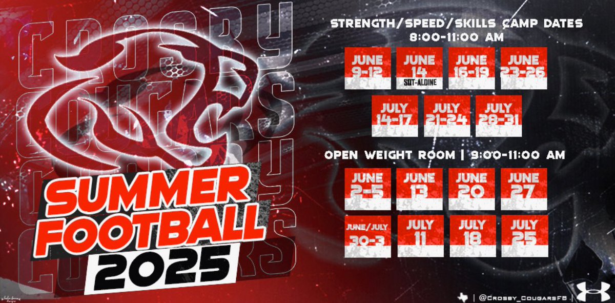 CoachJoeWillis's tweet image. Everything counts! @Crosby_CougarFB🔺 #TPW