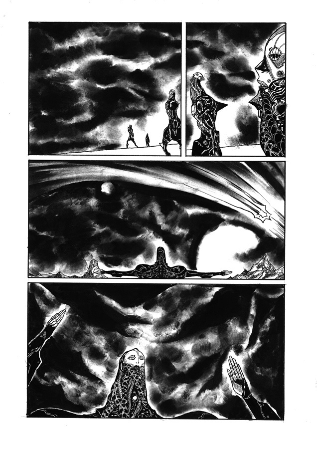 VLolosOfficiel's tweet photo. the Necroborg.
Issue 1
Unpublished.
Ink on paper.
#Necroborg https://t.co/siBywJ7Cd6