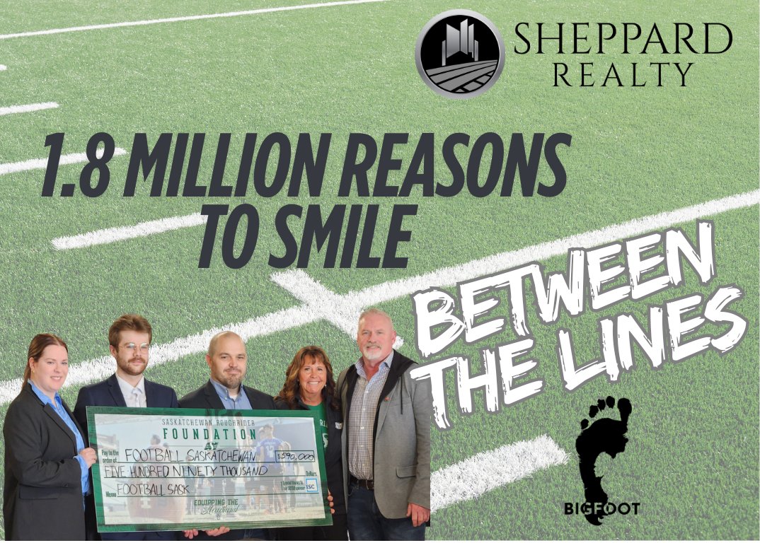 Between The Lines: Saskatchewan amateur football has 1.8-million reasons to smile.

💻 sportscage.com/football/betwe…

#saskatchewan #riders #CFL