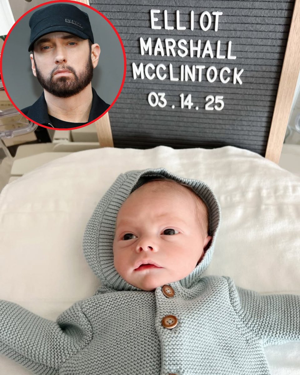 My Mixtapez on X: "Eminem becomes a grandpa, and his grandson is named  Elliot Marshall after him https://t.co/gqdmsTO6Uz" / X