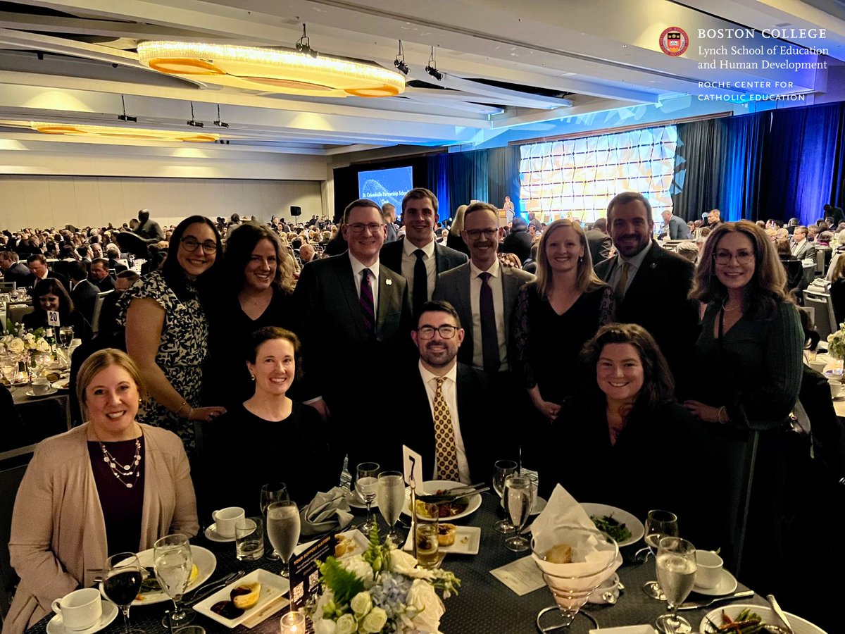 Last night, members across three Catholic Leadership Cohorts (CLC) joined Roche Center team members to celebrate Catholic education and the <a href="/csf_boston/">Catholic Schools Foundation</a>'s (CSF) great work in the <a href="/bostoncatholic/">Archdio. of Boston</a> at the CSF Gala.

<a href="/CSOboston/">Catholic Schools Office Archdiocese of Boston</a>