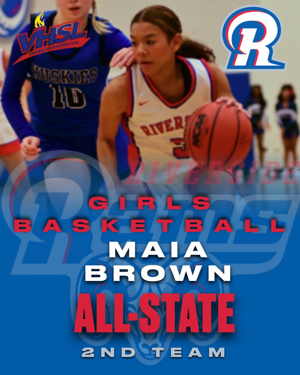 Congrats to <a href="/Maiabrown101/">Maia Brown</a> on her selection to 2nd team all-state! The future is bright for this Ram and what she brings to the game! Way to go Maia! <a href="/LoCoSports/">LoCoSports</a> <a href="/novahoopsCom/">Novahoops.com</a> <a href="/RVHSRamsSports/">Riverside Athletics</a> <a href="/RiversideLCPS/">Riverside HS</a>
