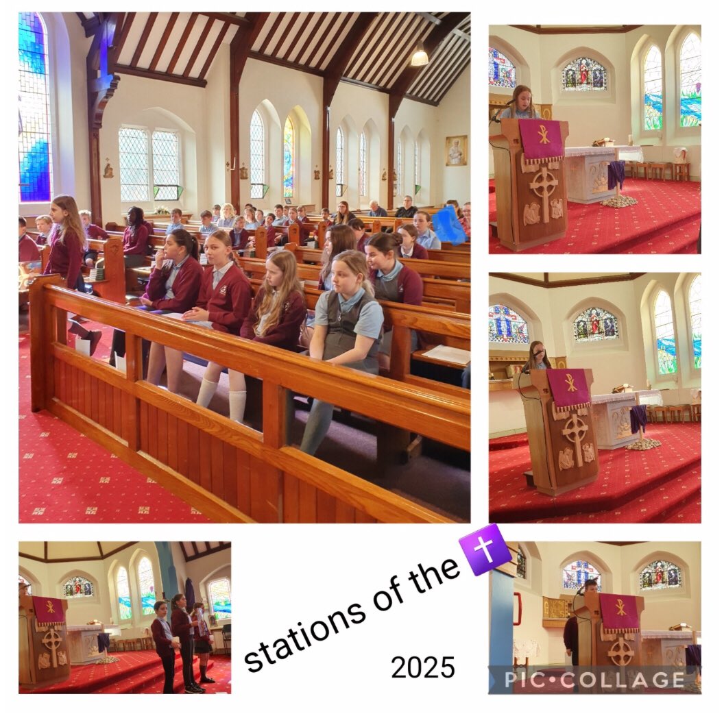 Today pupils in Year 5 and 6 prayerfully and reverently led the Stations of the Cross ✝️ at the Blessed Sacrament Church. A sorrowful devotion to Jesus. A huge well done to all the pupils 🤩👏 <a href="/CAFODSchools/">CAFOD Schools</a> <a href="/CAFODNorthWales/">CAFOD in North Wales</a> <a href="/cafod/">CAFOD</a> <a href="/DioceseWrexham/">Wrexham Diocese</a>