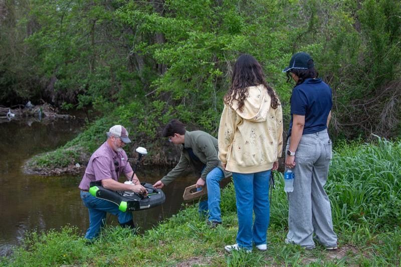 We had the privilege last week of giving the Eagle Pass Water Warriors a hands-on demonstration in water quality monitoring and riparian education! It was great getting to meet these amazing high school students interested in water conservation.