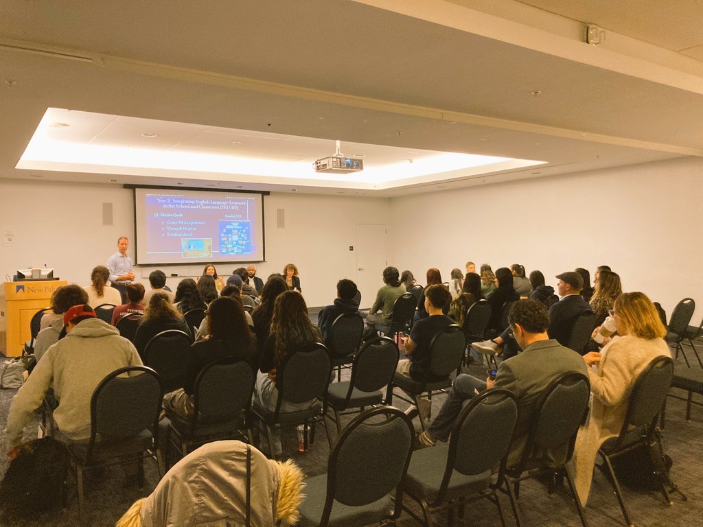 The OHS EdPrep Academy students attended the Multicultural Education conference at SUNY New Paltz today. EdPrep program graduate Nia Doty, a New Paltz sophomore, served as a panelist. Opride!
<a href="/OssiningSchools/">Ossining UFSD</a> 
<a href="/mariaAmeyer03/">Maria Angélica Asilis Meyer (she/her/hers/ella)</a> 
<a href="/Mary_FoxAlter/">Mary Fox-Alter</a>