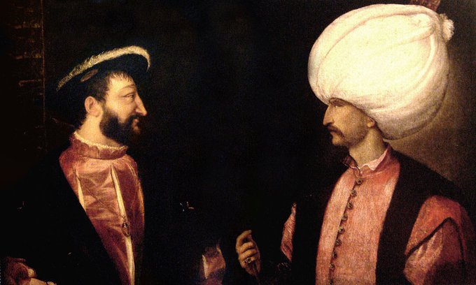 HumbleFlow's tweet photo. The Christian kingdoms of Europe were divided. 

France even allied with the Ottomans against the Habsburgs. 

Few believed the Turks could be stopped. https://t.co/262SOO0vDu