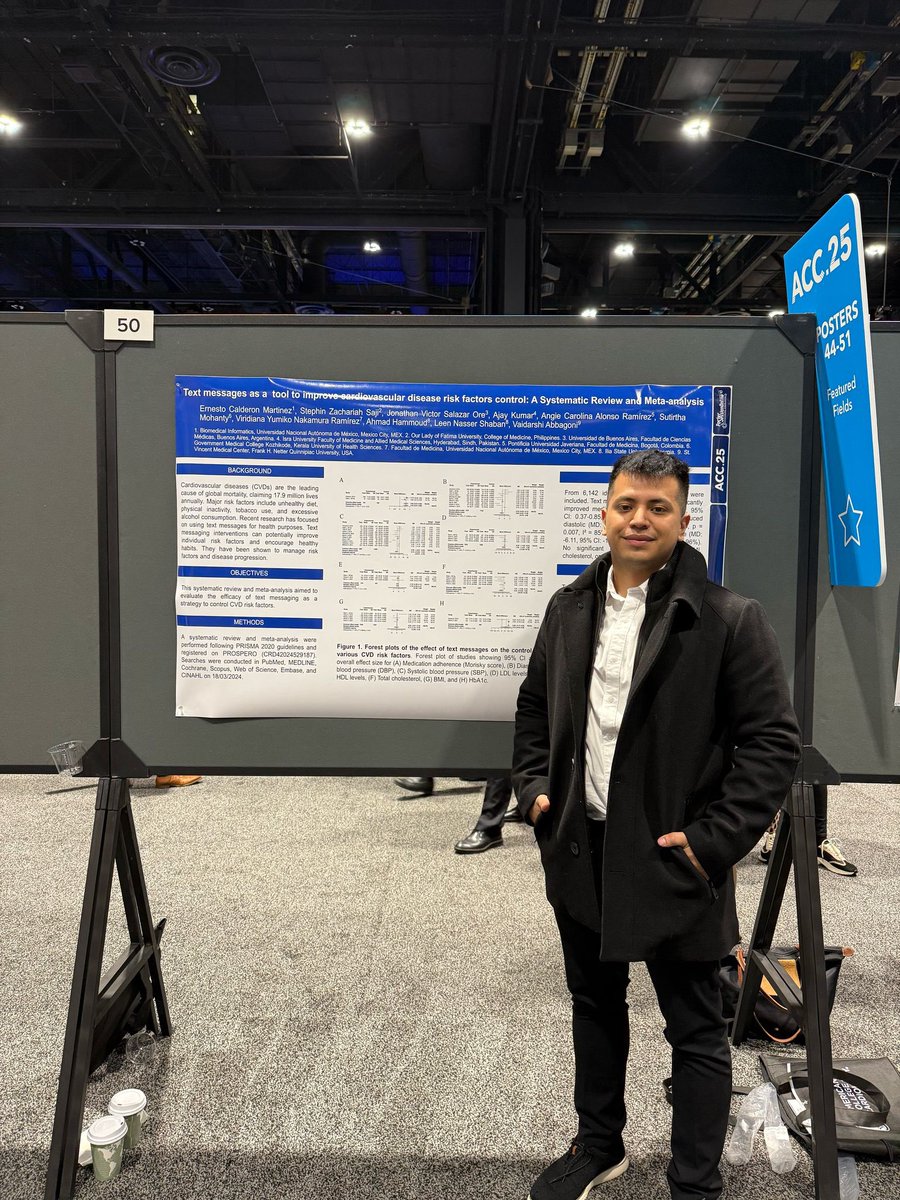 ecalderonmd's tweet photo. Happy to had the opportunity to present this poster at the @ACCinTouch  National Meeting! 🫀

#Cardiology #AmericanCollegeOfCardiology #Research #Match2026 #CRC #IMG #USMLE https://t.co/BBy936fkjT