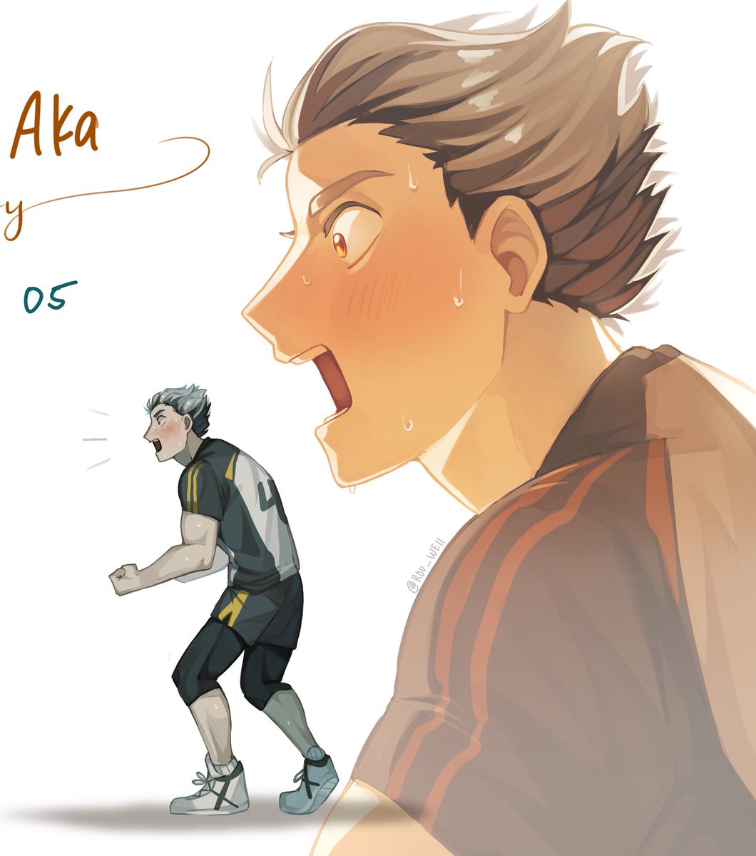 We are the protagonists of the world.
#BokuAka 
#4月5日は兎赤の日
#兎赤の日2025